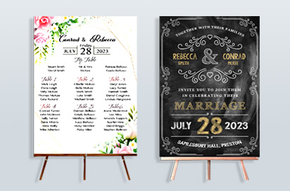 Wedding Stationary & Welcome Signs