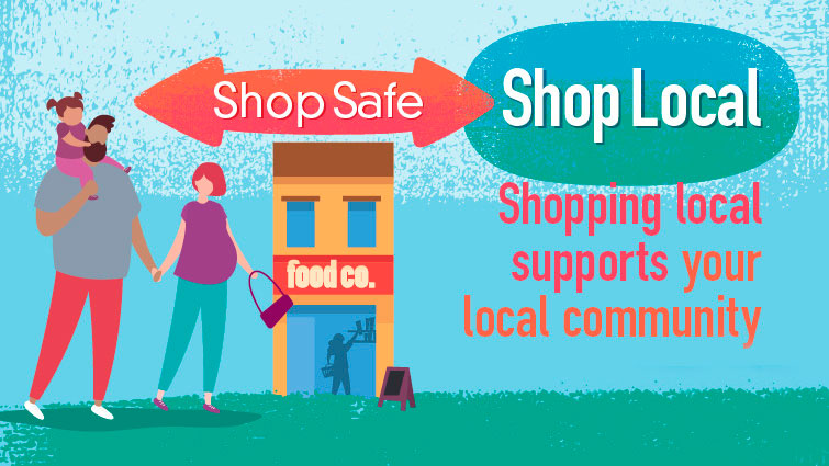 shop local and help the local community
