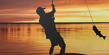 Fishing canvas Prints – Go Fishing Day – 18 June
