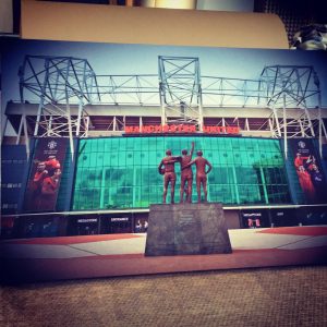 football canvas print