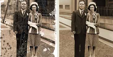Old Photos on to canvas prints