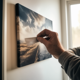 How to hang your canvas video and caring for your canvas