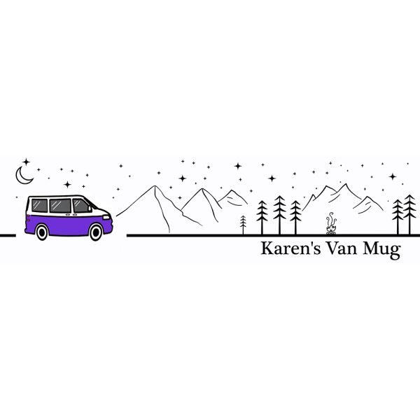 2 tone VW camper mug