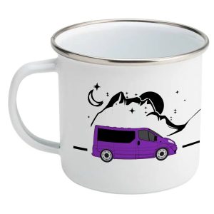 Vauxhall Vivaro MK1 camper enamel mug