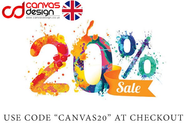 20% DISCOUNT CODE FOR CANVASDESIGN.CO.UK