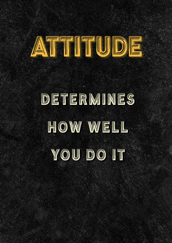 Attitude Canvas Art