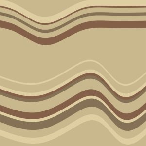 Geometric canvas art horizon stripes