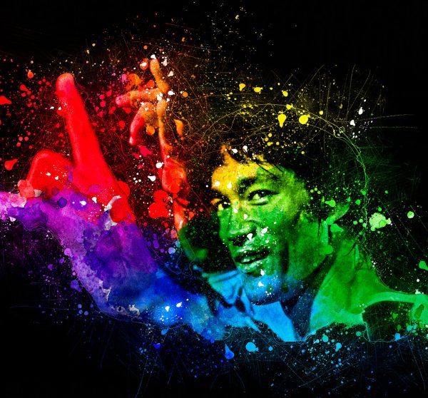 Bruce Lee Canvas Wall Art
