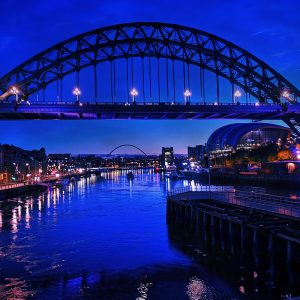 tyne bridge canvas wall art