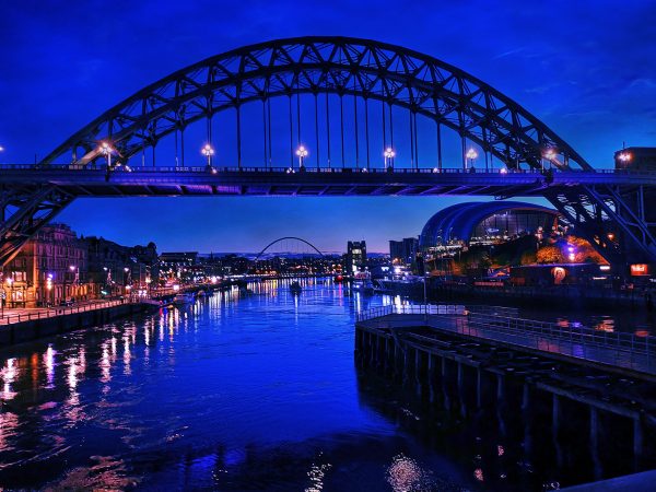 tyne bridge canvas wall art