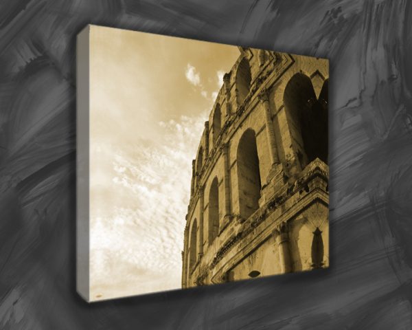 colosseum rome on canvas
