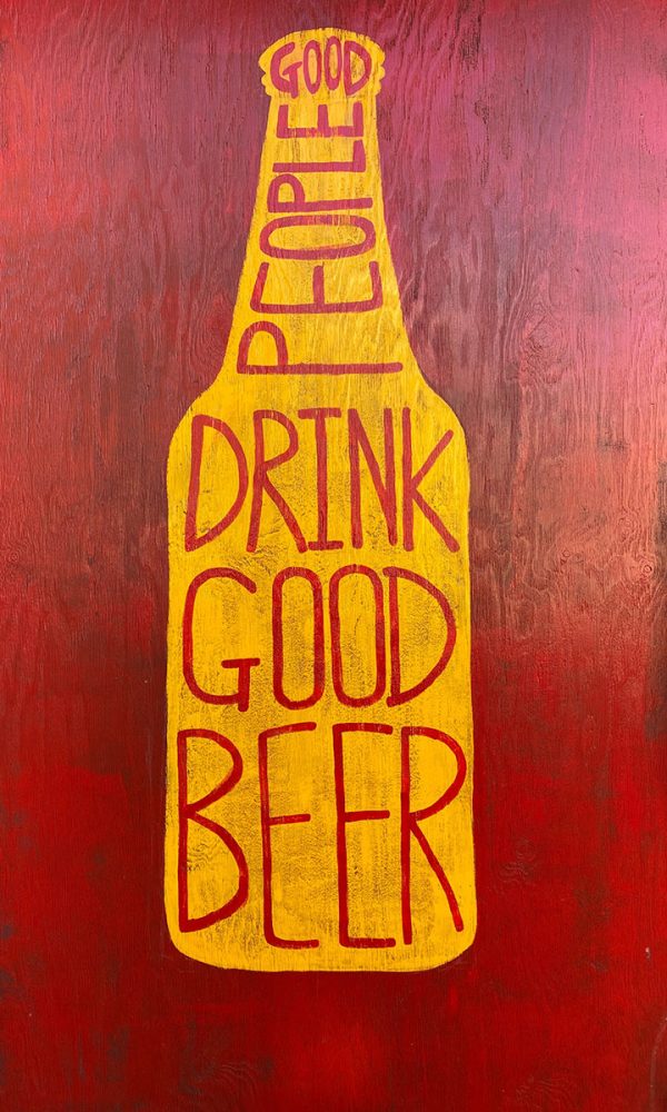 good people drink good beer art