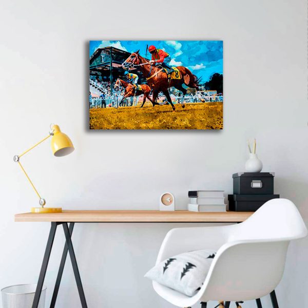 a day at the races canvas wall art