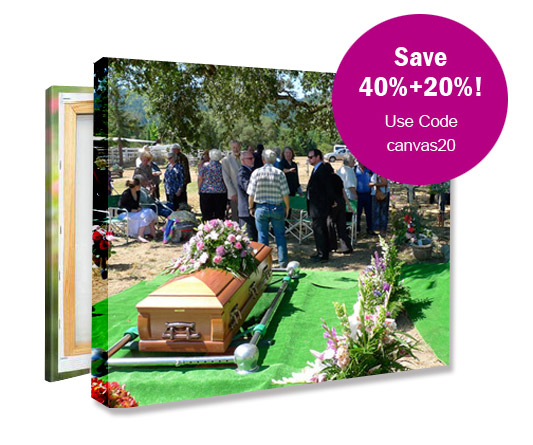 Funeral Service Canvas Prints