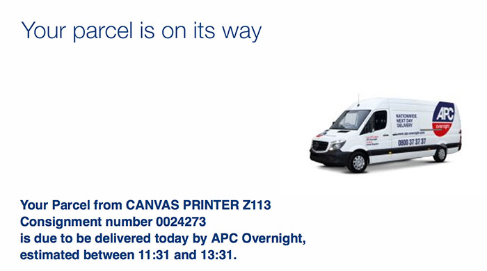 canvasdesign dropship printing service UK