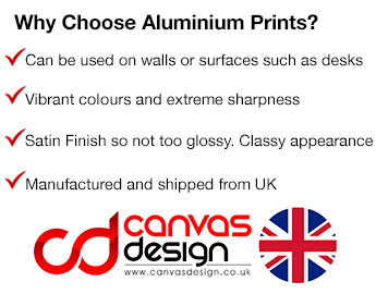 aluminium photo prints